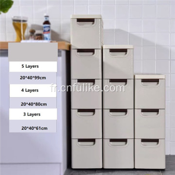 Armoire empilable réglable grands tiroirs de rangement